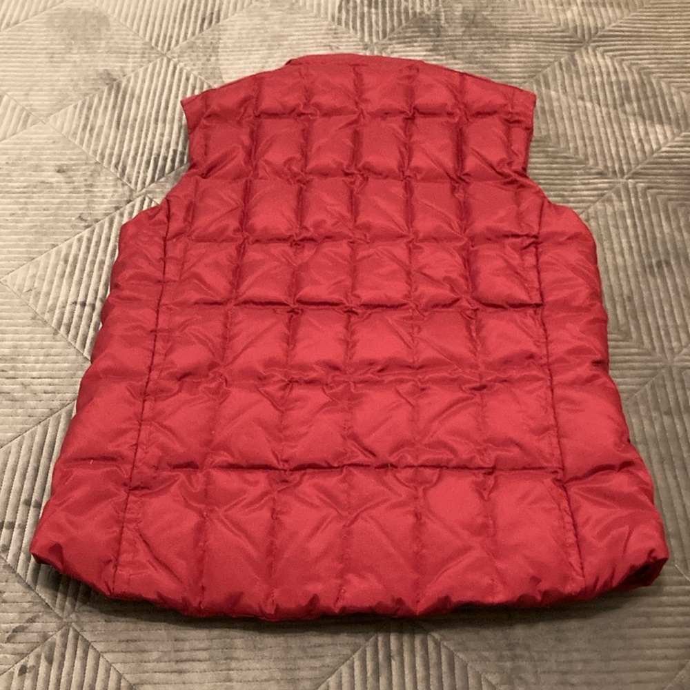 Mondetta Women's Quilted Puffer Vest Down Filled Dark Red Size US L EUC - Picture 2 of 8
